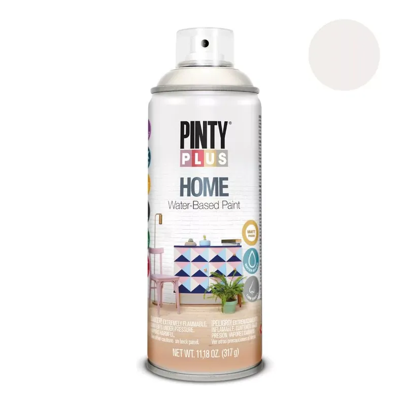 Olcsó Pinty Plus Home White Milk vizes bázisú MATT festék spray 400ml HM112