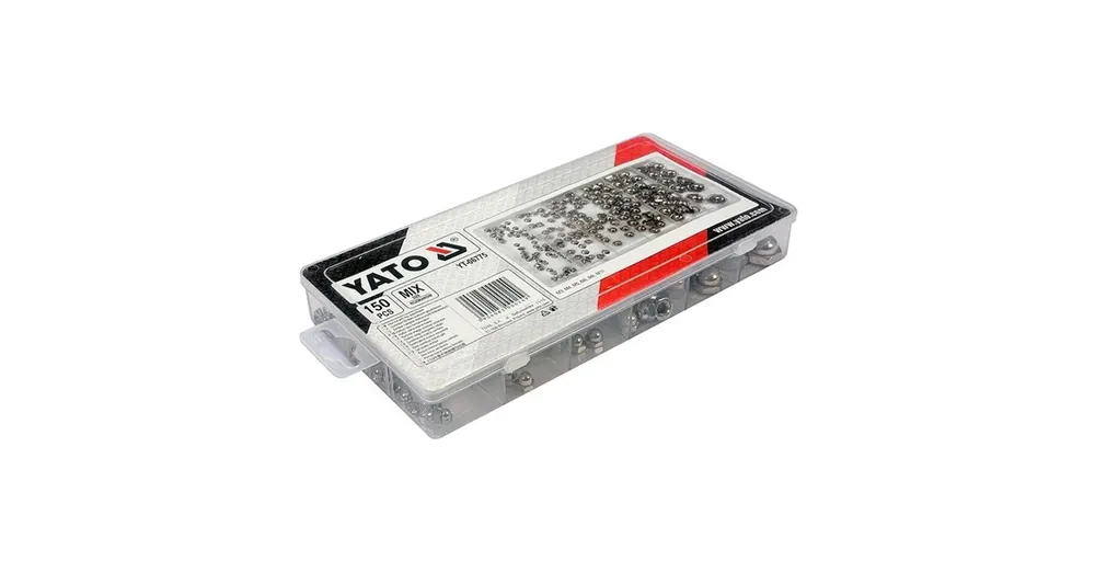 YATO 06775 ZÁRTANYA KÉSZLET 150DB M03 - M10 Exkluzív ajánlat