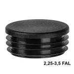 Gyors kiszállítás CSŐDUGÓ 1/2c (D21,3mm) FEKETE LAMELLÁS (2,25-3,5 FALVASTAG) MAGYAR 1/2F