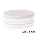 Biztonságos fizetés CSŐDUGÓ 1col (D33,7mm) FEHÉR LAMELLÁS (2,25-3,5 FALVASTAG) MAGYAR 1H