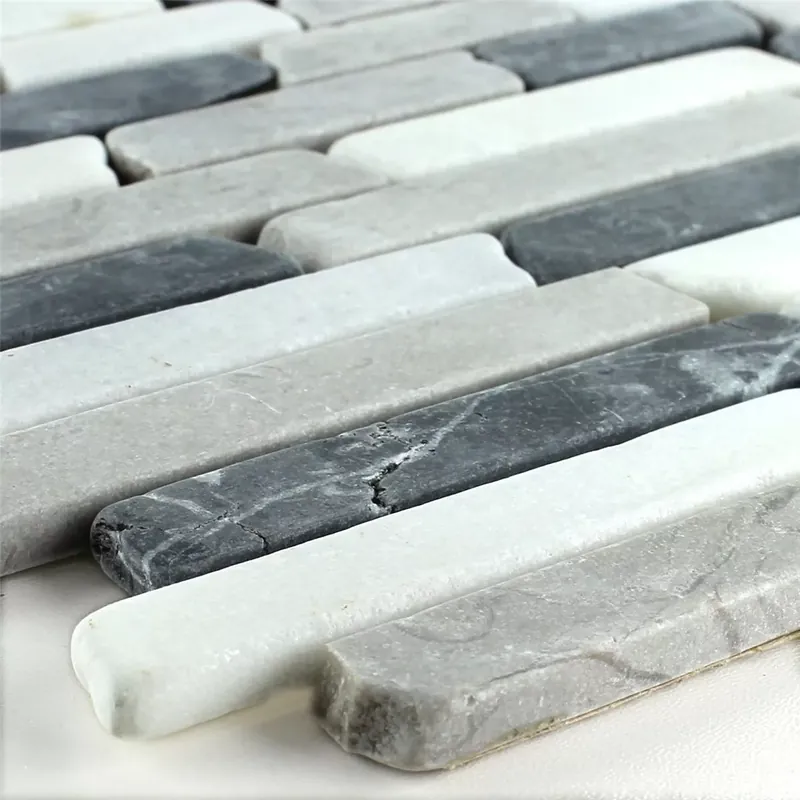 Gyors kiszállítás Mozaik Csempe Üveggolyó Botticino Grey Brick