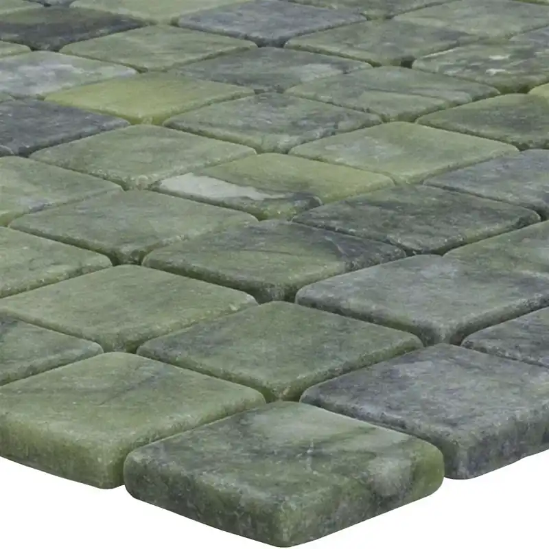 Üveggolyó Természetes Kő Mozaik Csempék Valendria Verde Zöld Biztonságos fizetés