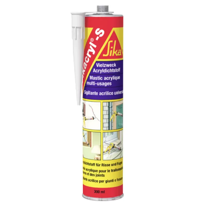Sikacryl- S fehér akril tömítőanyag 300 ml Biztonságos vásárlás