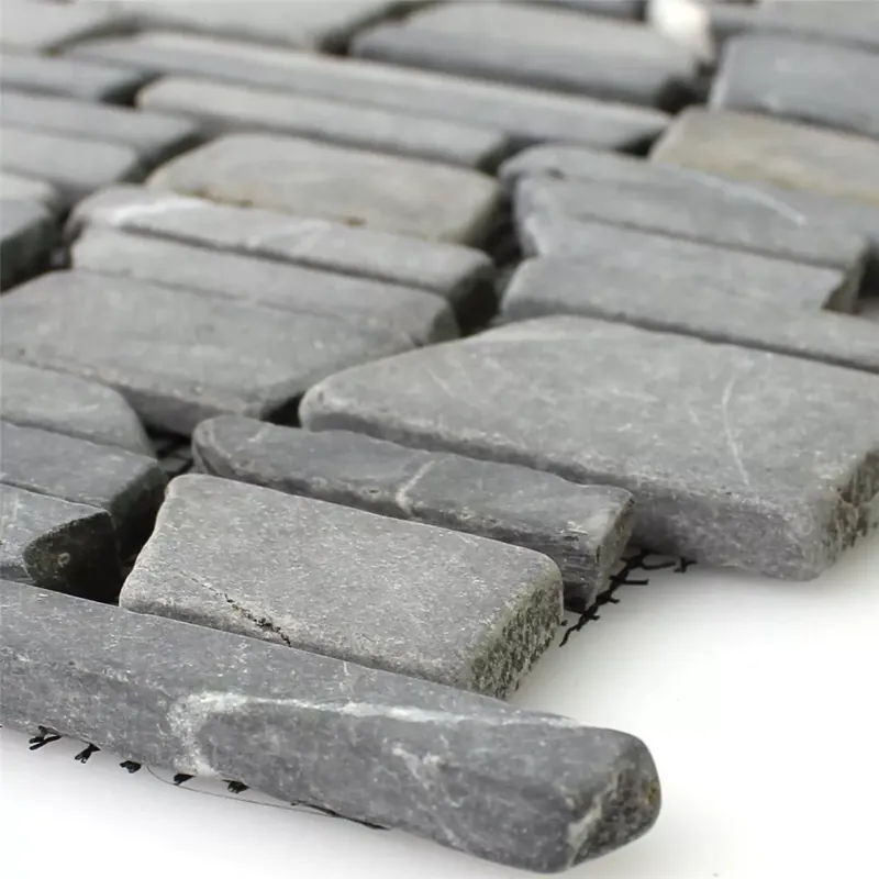 Mozaik Csempe Üveggolyó Természetes Kő Brick Neromarquina Ne maradj le