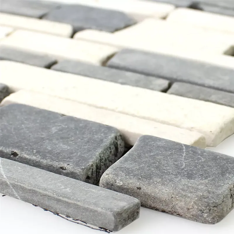 Legkelendőbb Mozaik Csempe Üveggolyó Természetes Kő Brick Biancone Java
