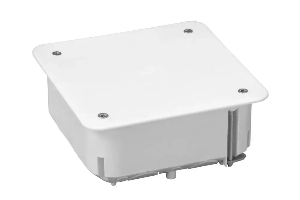 Gipszkarton kötődoboz fedéllel, négyzet alakú, 100x100x40mm, IP30 Legnépszerűbb