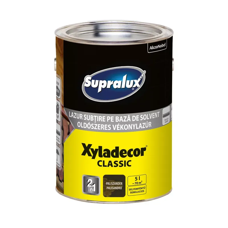 Vedd meg most Supralux Xyladecor Classic oldószeres paliszander 5l vékonylazúr