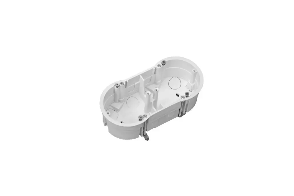 Kedvezményes ár Gipszkarton szerelvénydoboz, fehér, PK60 kettes, 45mm, IP30