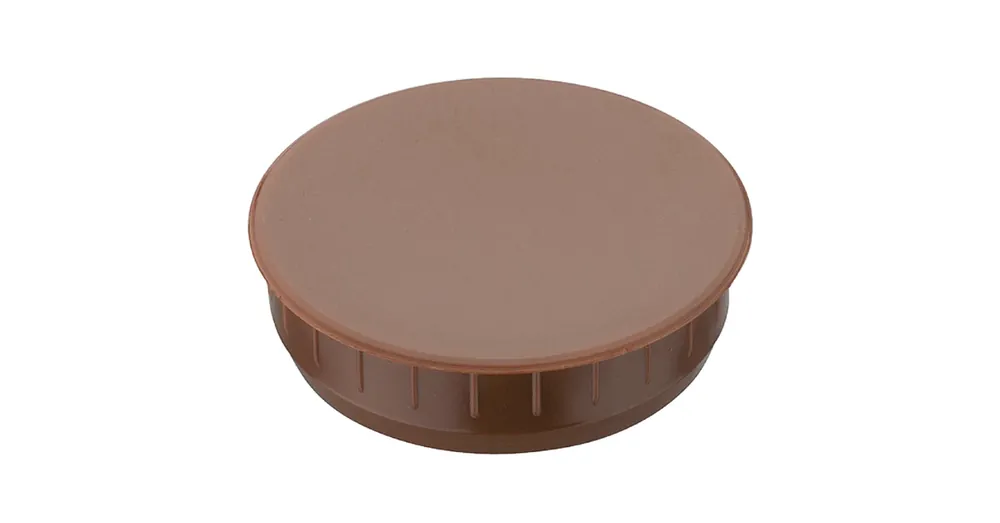 Újdonság LYUKDUGÓ D35*10mm TAKARÓSAPKA BARNA IMPORT