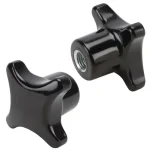 NÉGYÁGÚ MARKOLATOS MAGASANYA D40/M8 FEKETE HG. BETÉTTEL INDEN N°50 100145 Csak ma