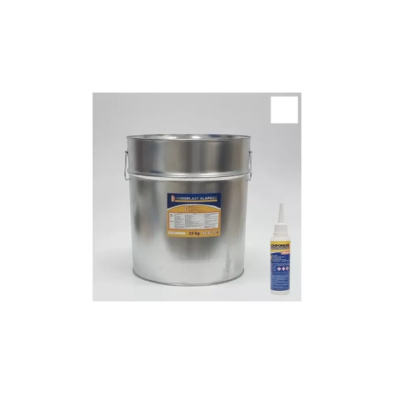 Műgyanta Padló Varioplast fedő önterülő padlóhoz fehér 25 kg + B komponens 5X 100 ml Kedvezmény