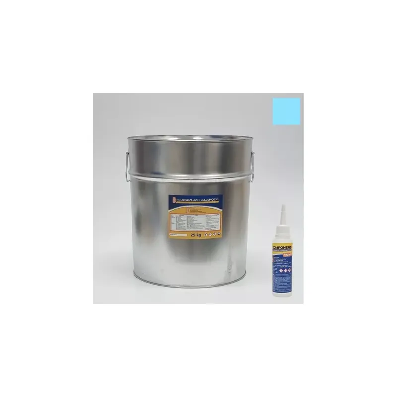 Műgyanta Padló Varioplast fedő önterülő padlóhoz medence kék 25 kg + B komponens 5X 100 ml Végkiárusítás