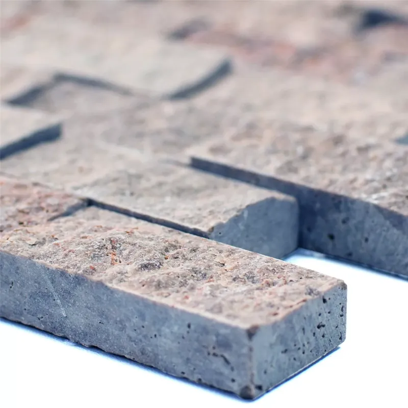 Végkiárusítás Mozaik Csempe Travertin Patara Noce 3D