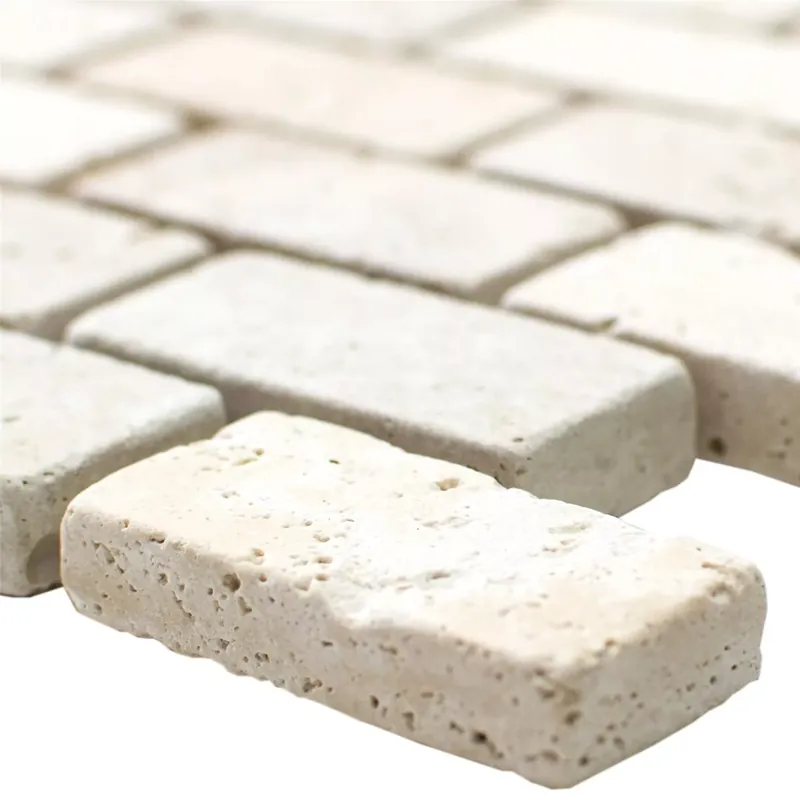 Mozaik Csempe Travertin Barga Bézs Brick Legnépszerűbb