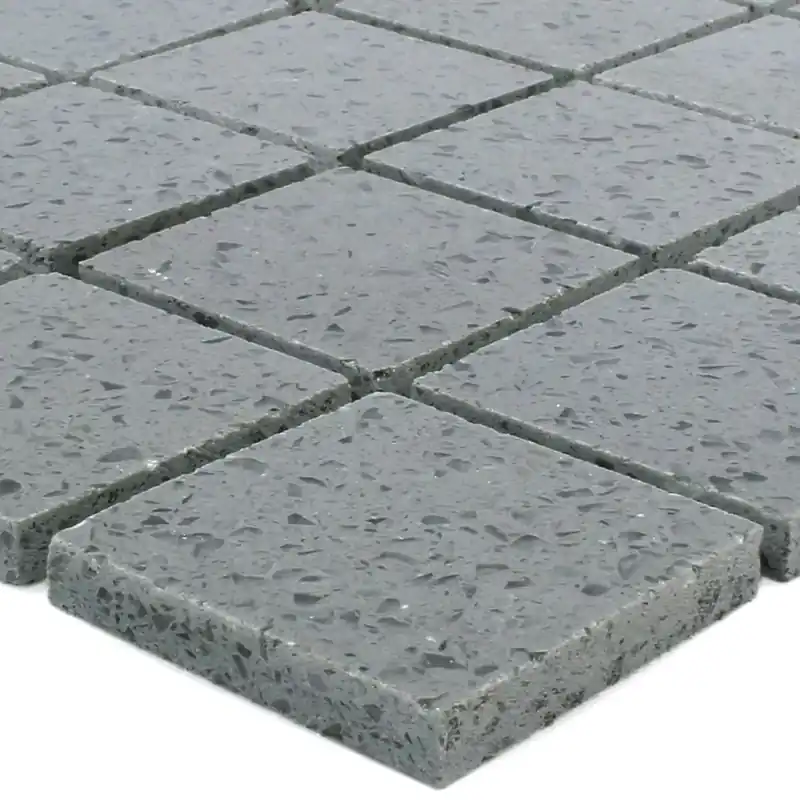 Mozaik Csempe Kvarcit Műkő Szürke 48 Outlet
