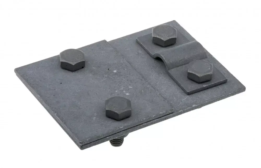 Horganyzott összekötő elem, 100x65mm, (4xM8-as csavar) Biztonságos fizetés