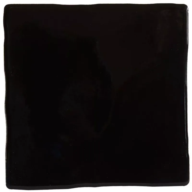 Fali Csempe Rebecca Hullámos Fekete 16,2x16,2cm Újdonság