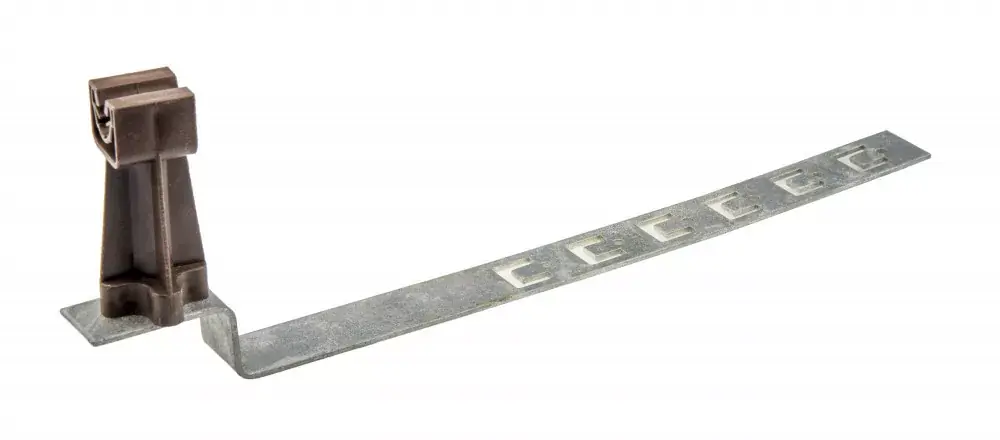 Árengedmény Tetőcserép tartó, állítható, Hossz=325mm, horganyzott, (vezeték átmérő 8mm)