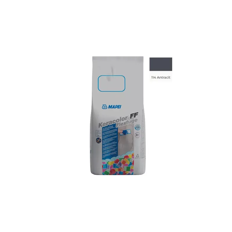 Mapei Flex Fuga 114 Antracit KERACOLOR FF 5KG Árcsökkenés