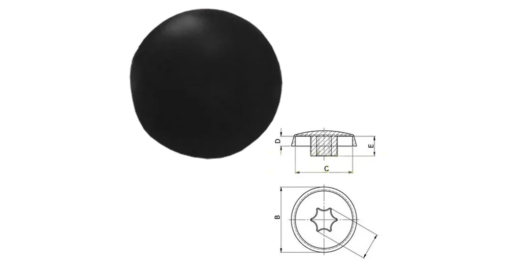 TAKARÓSAPKA TORX-30 FEKETE TOKRÖGZÍTŐ FALCSAVARHOZ IMPORT 100DB/CSOMAG Utolsó esély