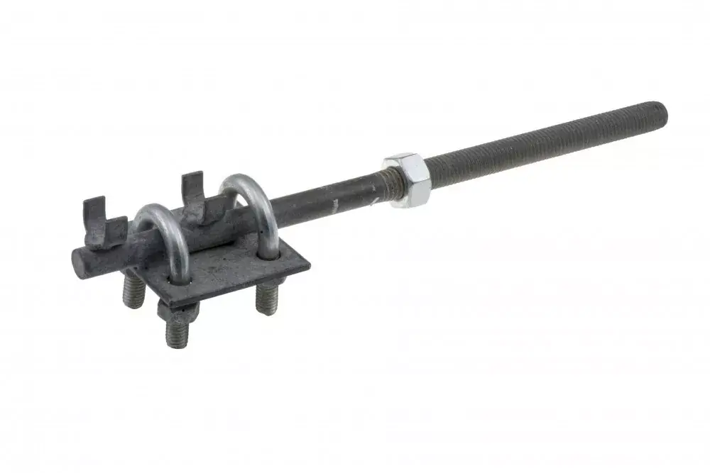 Szezonális akció Villámvédelmi vezetékfeszítő, rögzítővel, 220mm, M12 csavar