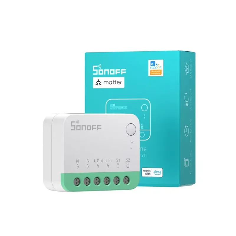Sonoff Mini R4M Wi-Fi okos relémodul, Matter szabvány kompatibilis Legjobb ár
