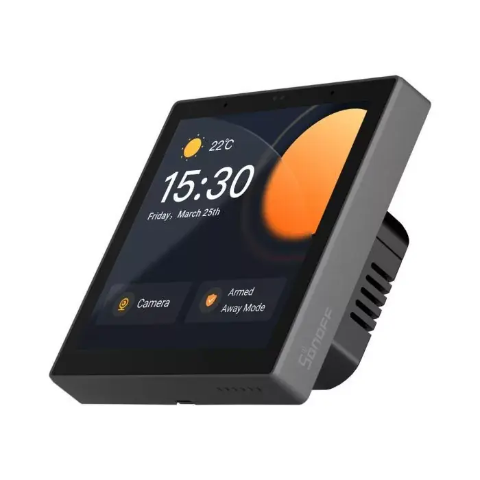 Újdonság Sonoff NSPanel Pro érintőképernyős vezérlőpanel, Zigbee és Bluetooth gateway, szürke
