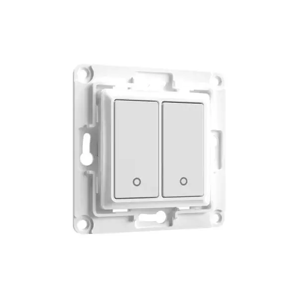 Kedvezményes ár Shelly Wall Switch fali villanykapcsoló, 2 gombos fehér