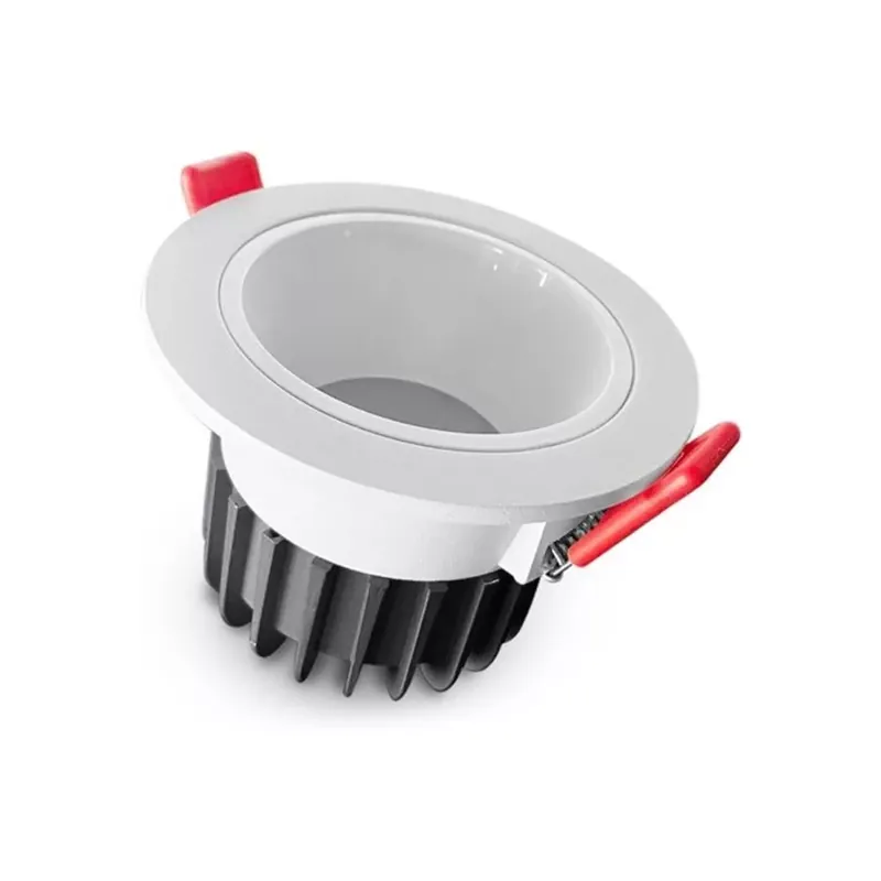 Outlet Gledopto GL-D-007P Zigbee Pro (Zigbee 3.0 + RF vevős) okos süllyesztett LED spot lámpa (95mm, 1050 lumen), fehér kerettel, IP54