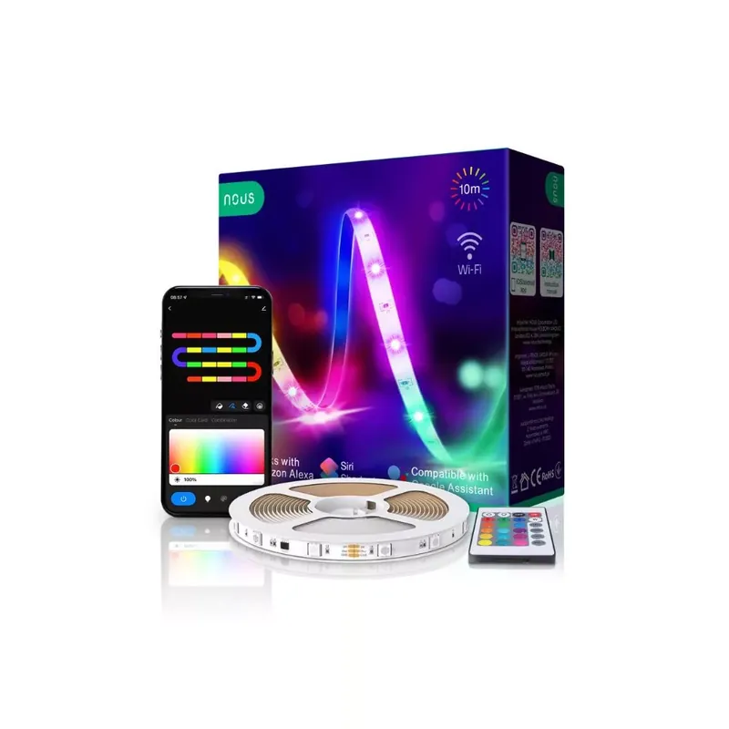Nous F2 okos Tuya Wi-FI RGB LED szalag, 10 méter Utolsó esély