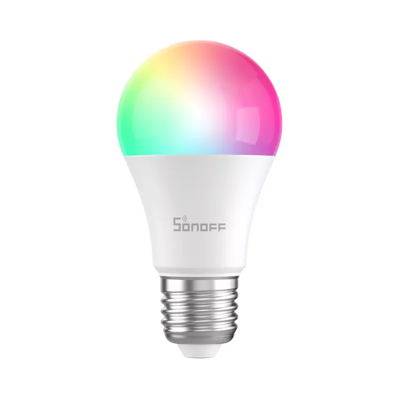 Vedd meg online Sonoff B05-BL-A60 RGBCW fényű (fehér és színes) WiFi + Bluetooth LED okosizzó (E27)