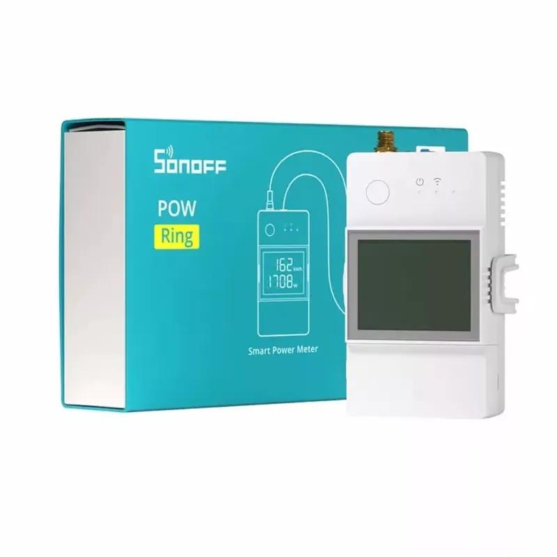 SONOFF POW RING (POWCT) okos Wi-Fi-s fogyasztásmérő, áramváltóval (0-100A) Legnépszerűbb