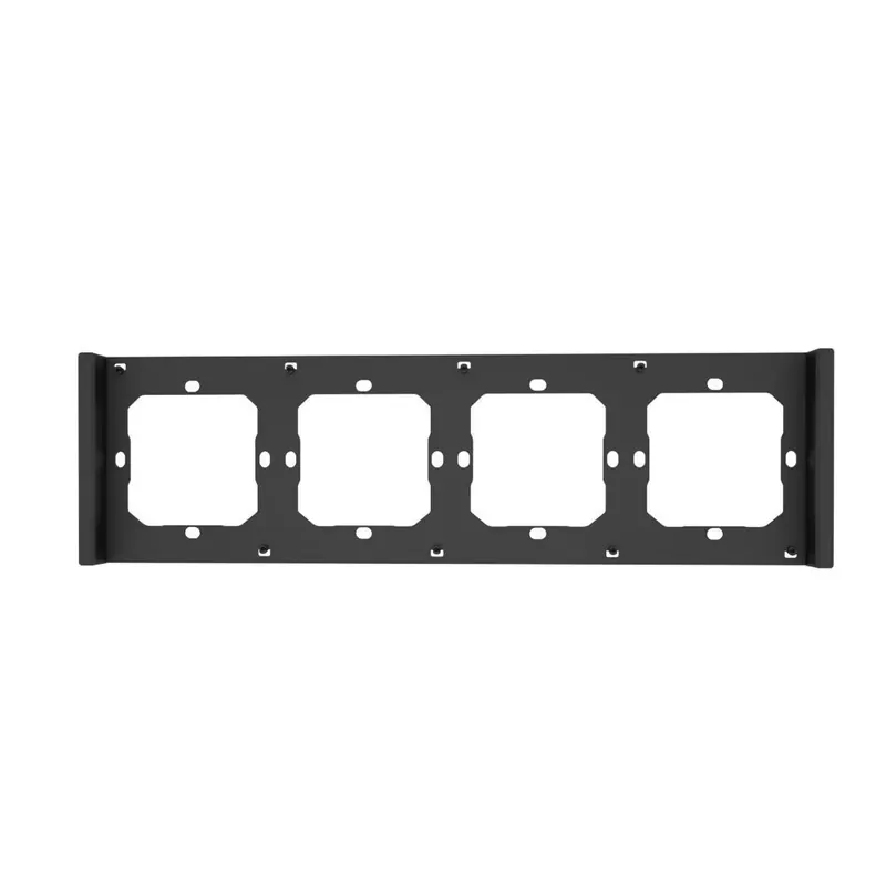 Prémium Antracit szürke négyes sorolókeret Sonoff M5-80, M5-80 Matter (SwitchMan) kapcsolókhoz
