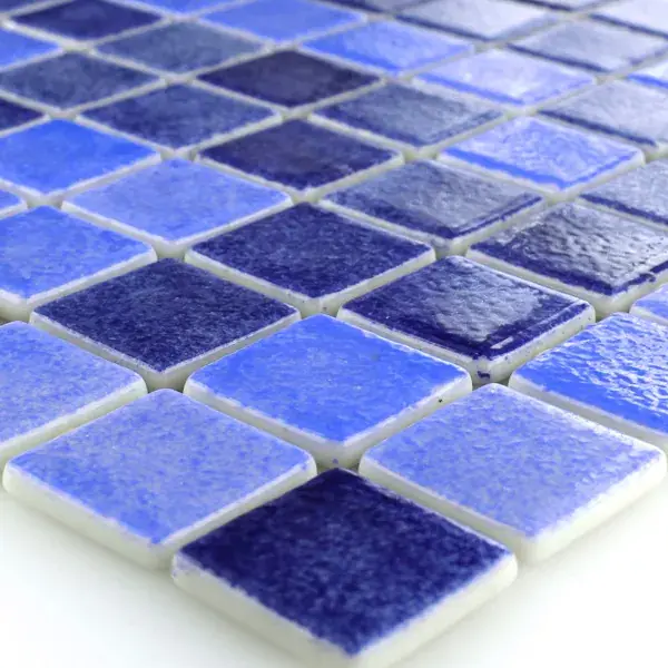 Üveg Medence Pool Mozaik 25x25x4mm Kék Mix Csak ma