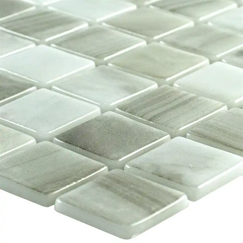 Üveg Medencemozaik Baltic Bézs 25x25mm Prémium