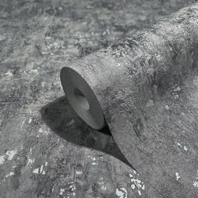 Beton Mintás fekete színű vlies tapéta Jackie 6825-40 Csak ma