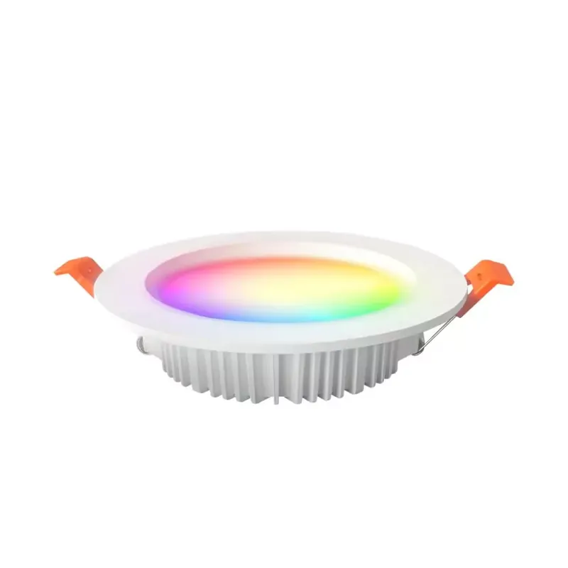 Gledopto GL-D-015P Zigbee Pro (Zigbee 3.0 + RF vevős) okos süllyesztett RGBCCT LED spot lámpa (900 lumen, IP40), fehér kerettel, extra lapos kivitel Azonnal elérhető