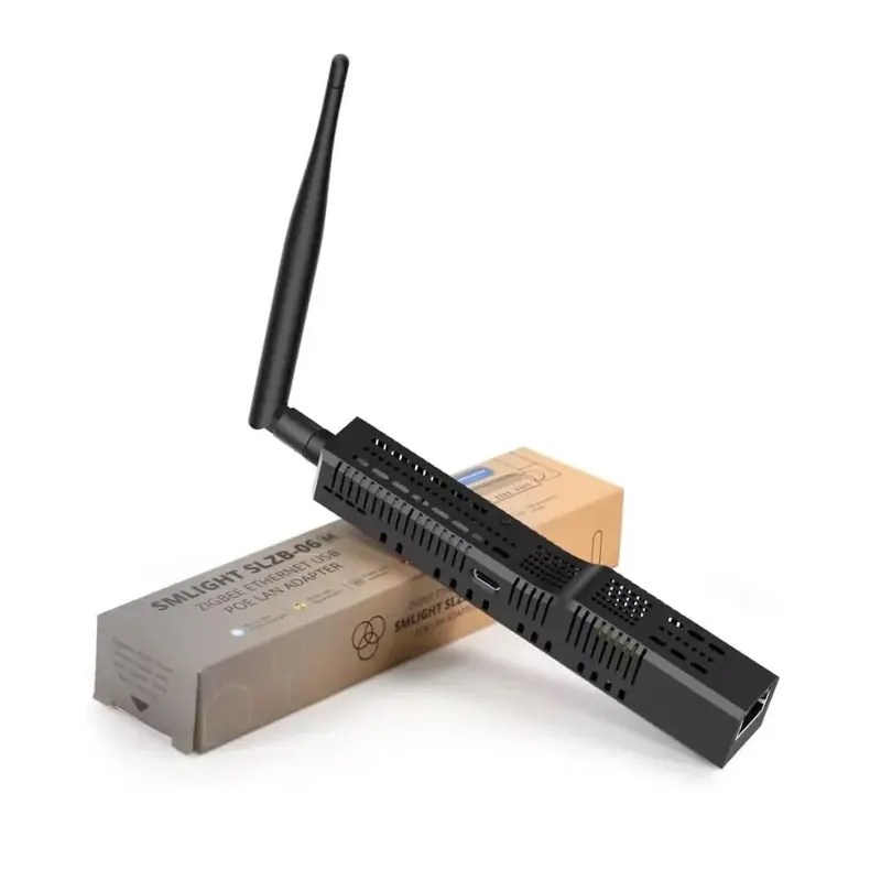 Azonnali szállítás SLZB-06M Zigbee Ethernet, PoE, USB, Wi-Fi adapter (router and coordinator üzemmód), EFR32MG21