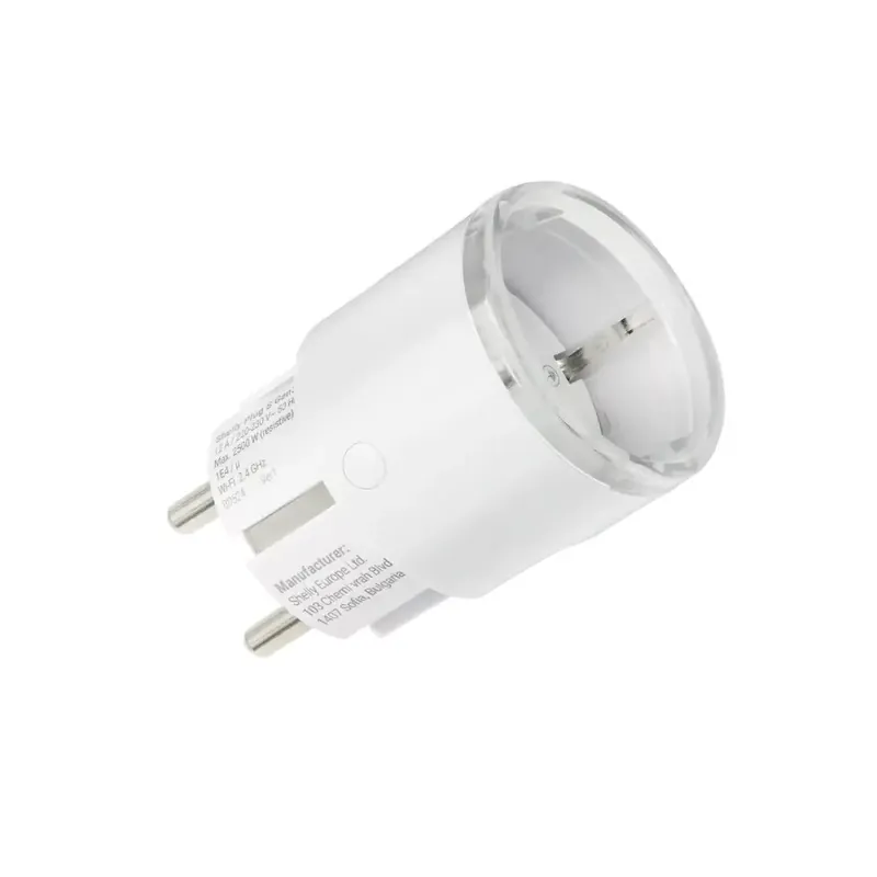 Kiárusítás Shelly Plug S (Gen3) Wi-Fi + Bluetooth, Matter kompatibilis, fogyasztásmérős okoskonnektor, fehér