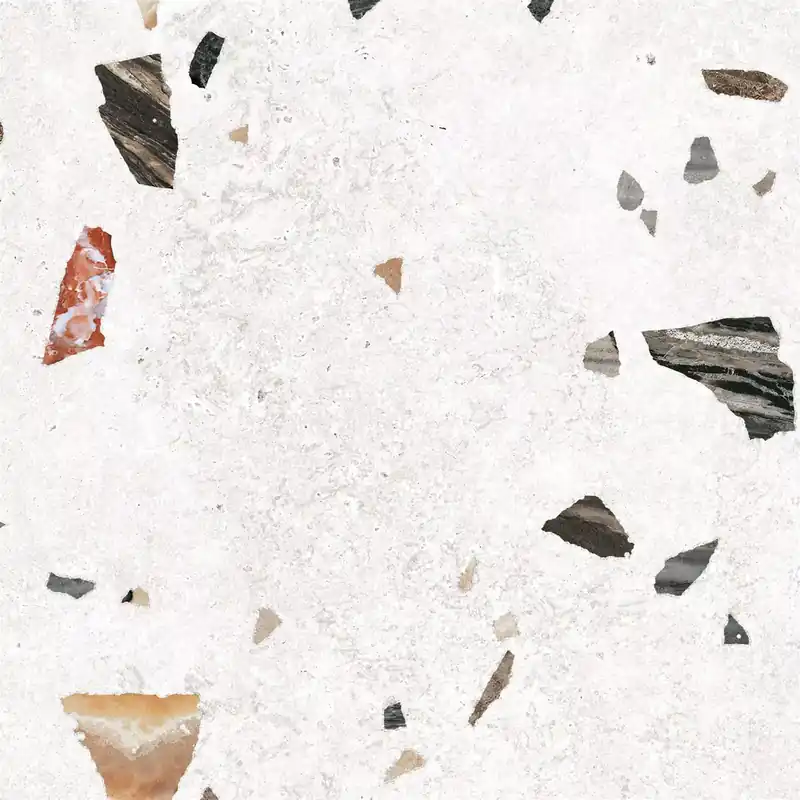 Padló Csempe Moderno 66x66cm Fehér Sokszínű Újdonság