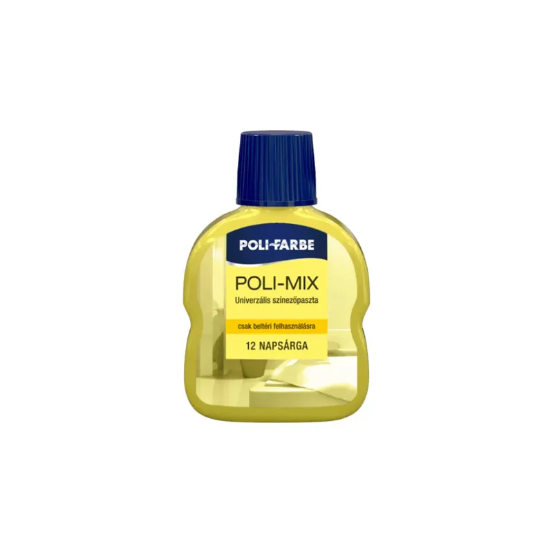 Színezőpaszta Univerzális Poli-Mix napsárga 12 színben 100ml Azonnali szállítás