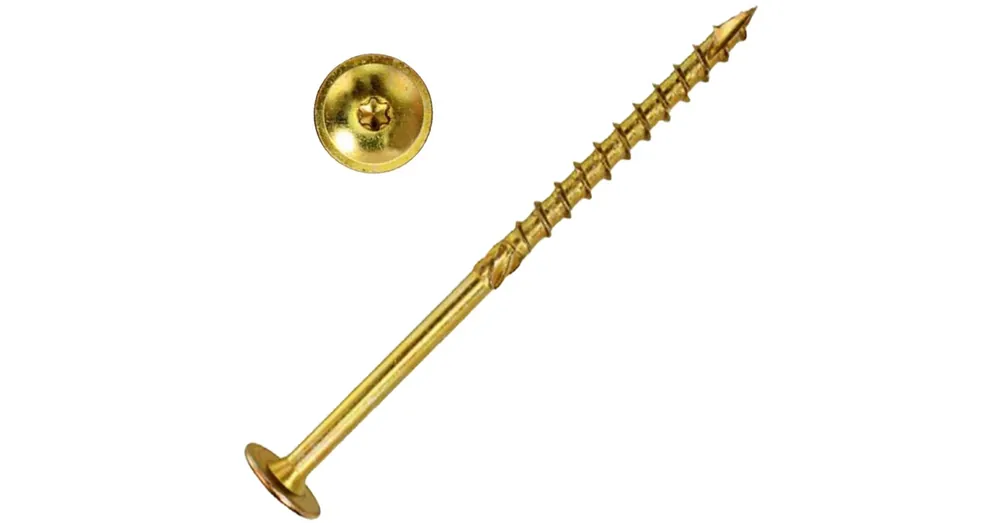 FASZERK.ÉPÍTŐ CSAVAR D5*100 SHG. ÁCSSZERKEZETI LAPOS TORX IMPORT Expressz szállítás