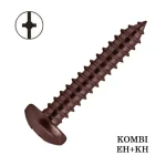 LEMEZCSAVAR DFKH KOMBI D2.9*13 DIN 7981 ANTIKOLT HEGYESVÉGŰ IMPORT EGYEDI UTOLSÓ DARABOK Alacsony ár