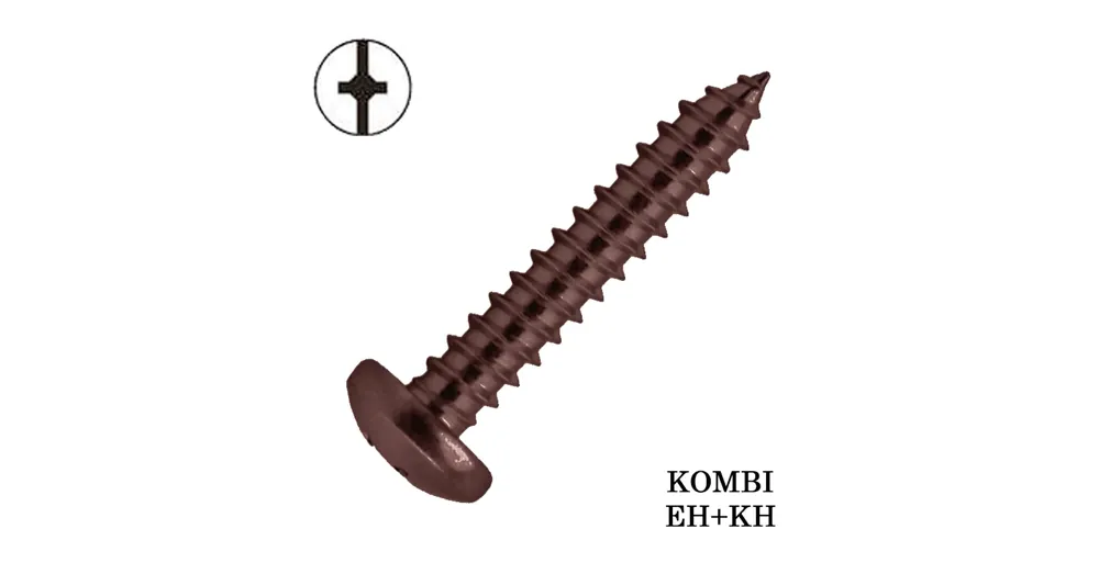 LEMEZCSAVAR DFKH KOMBI D2.9*13 DIN 7981 ANTIKOLT HEGYESVÉGŰ IMPORT EGYEDI UTOLSÓ DARABOK Alacsony ár