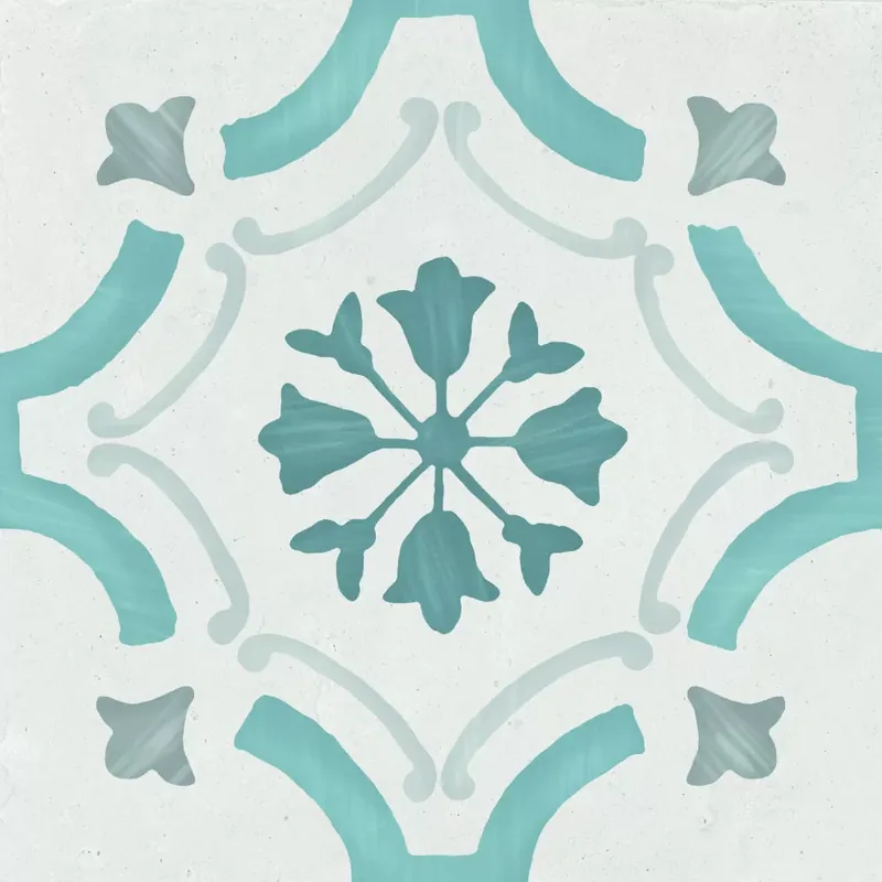 Biztonságos fizetés Peronda Harmony Sirocco Blue Ornate R10 22,3X22,3 Járólap