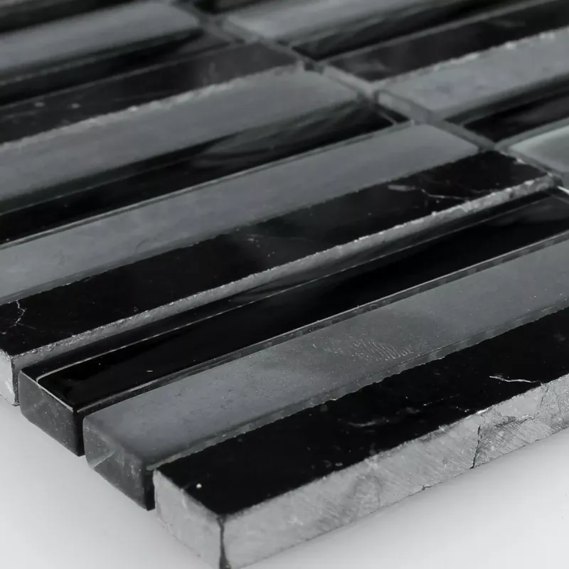 Mozaik Csempe Üveg Üveggolyó Zambia 15x98x8mm Kedvezmény