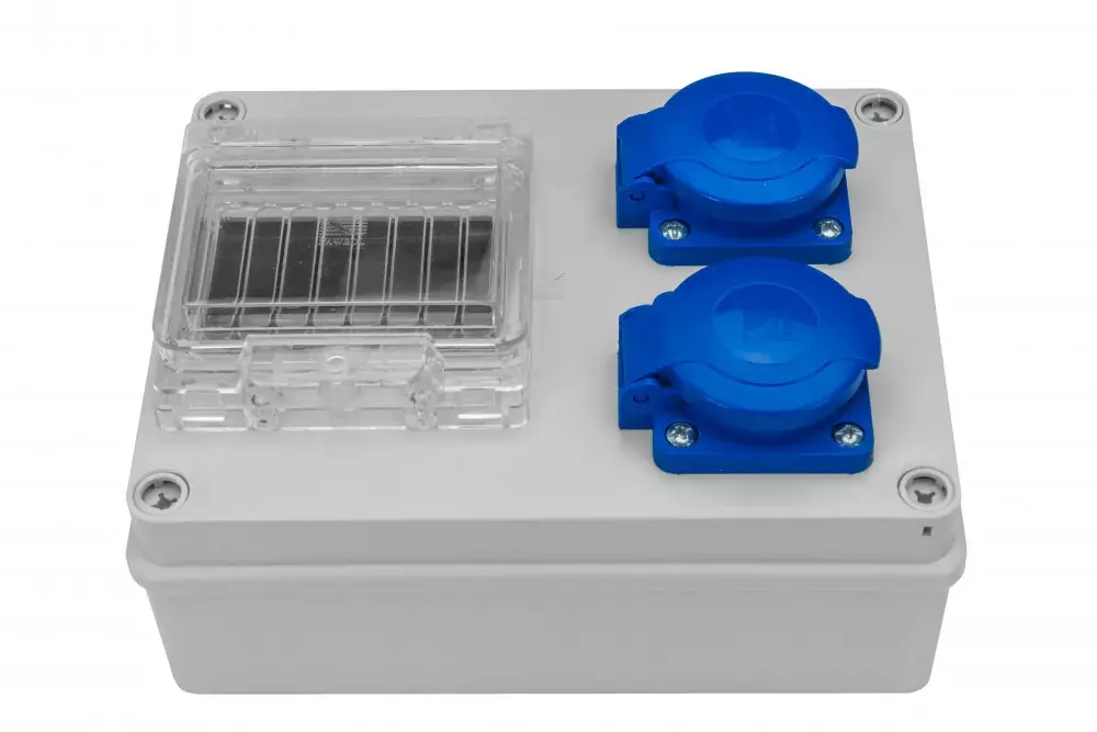Nézd meg most R-BOX 190, 2x230V + átlátszó üveg 4 modul; IP44