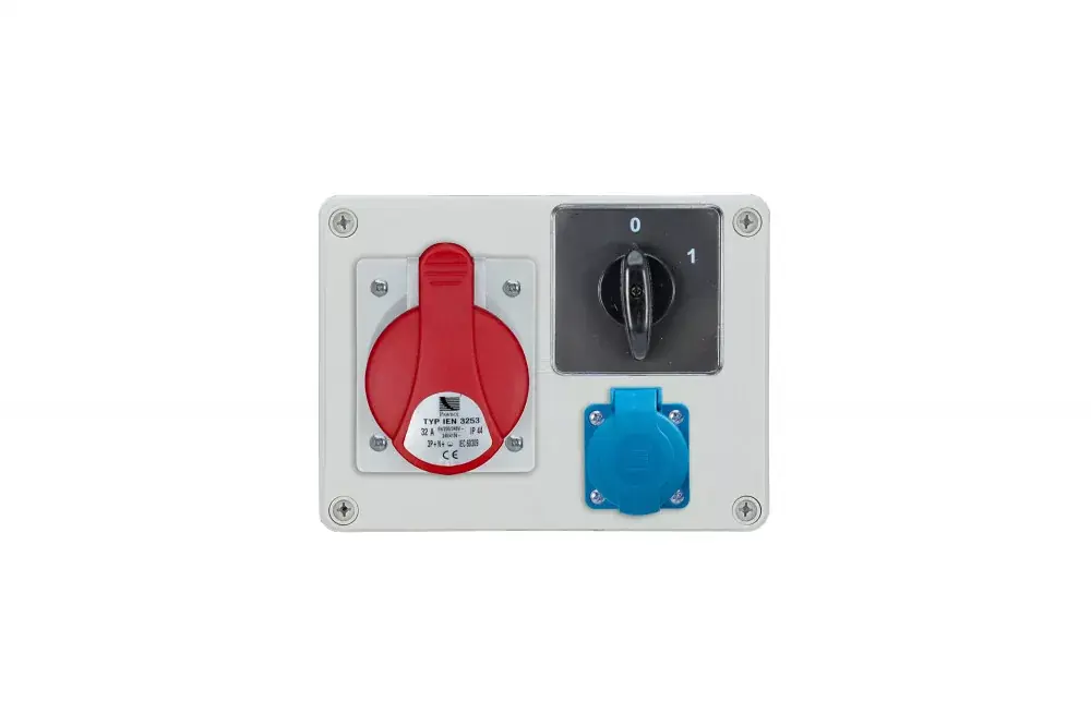 Prémium R-BOX 190, 1x16A/4p, 1x250V, 0/1 kétállású főkapcsoló