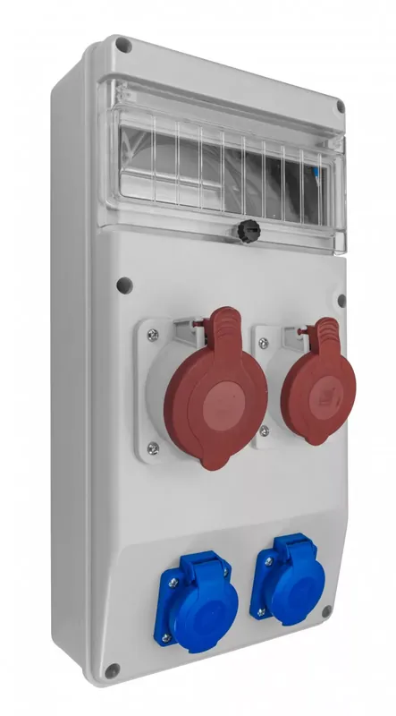 Alacsony ár R-BOX SLIM 10S 32A/5p, 16A/5p, 2x230V