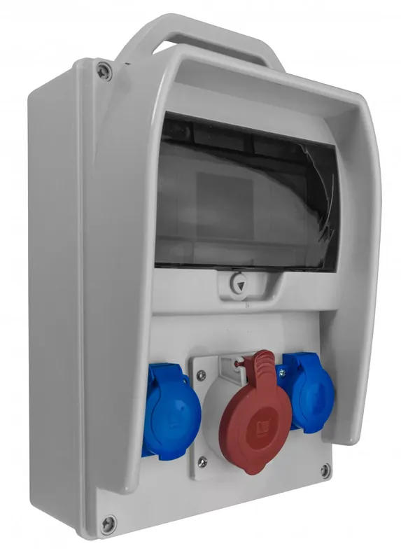Nézd meg most R-BOX 300 9S, 1x16A/5p, 2x250V, füst színű ablakkal
